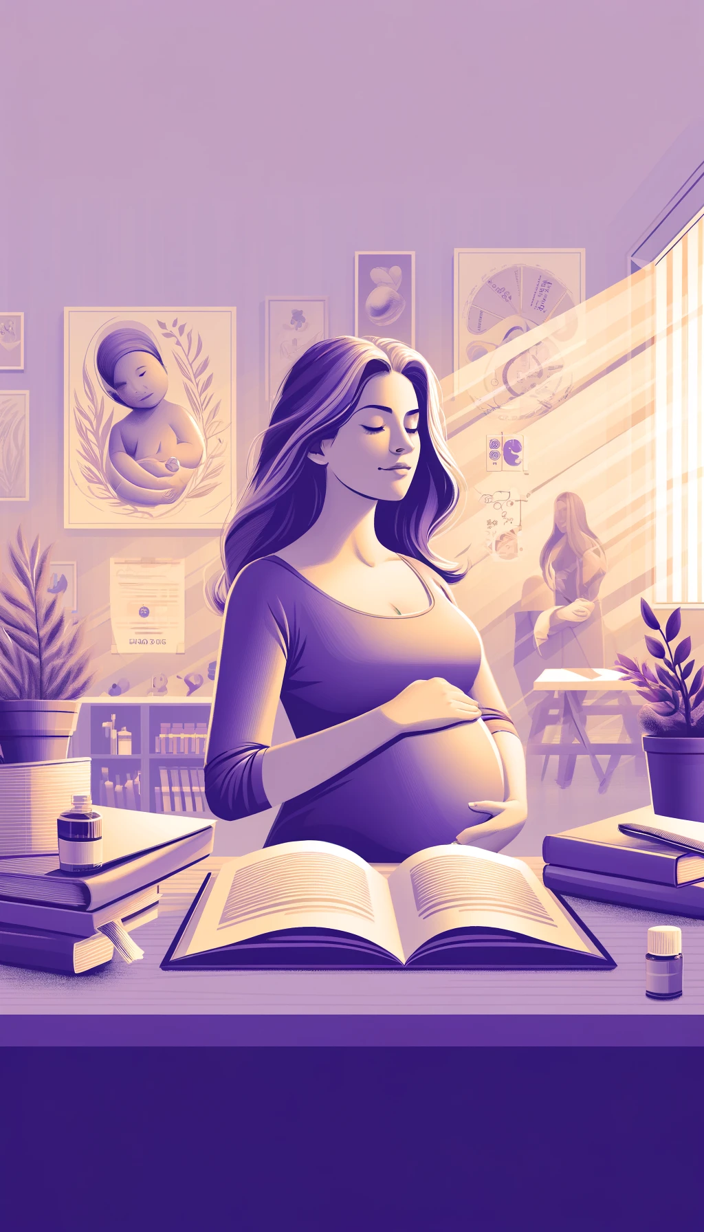 Taller integral preparación para el parto maternidad- background image